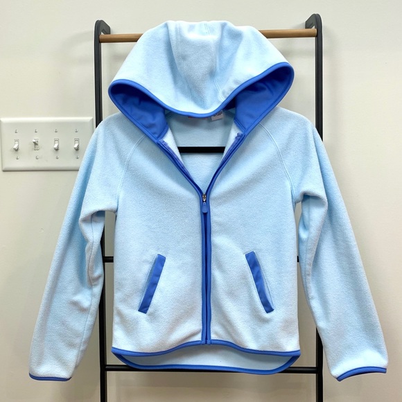 Other - Girls Blue Fleece Zip Up Hoodie